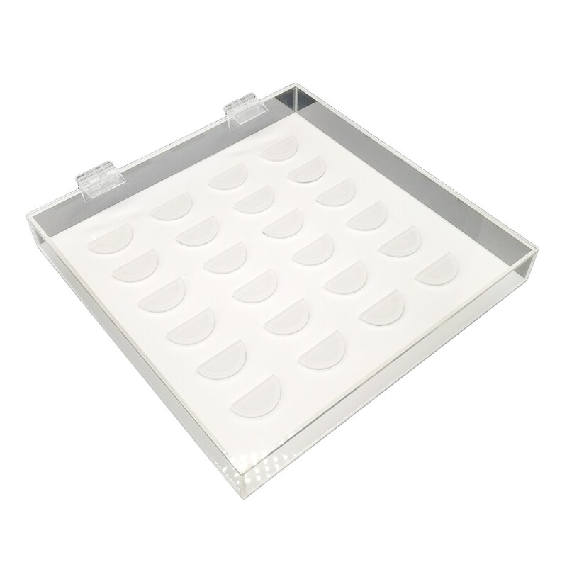 12 cặp hộp đựng lông mi giả trong suốt hộp trưng bày acrylic trong suốt hộp đựng mỹ phẩm khay sắp xếp