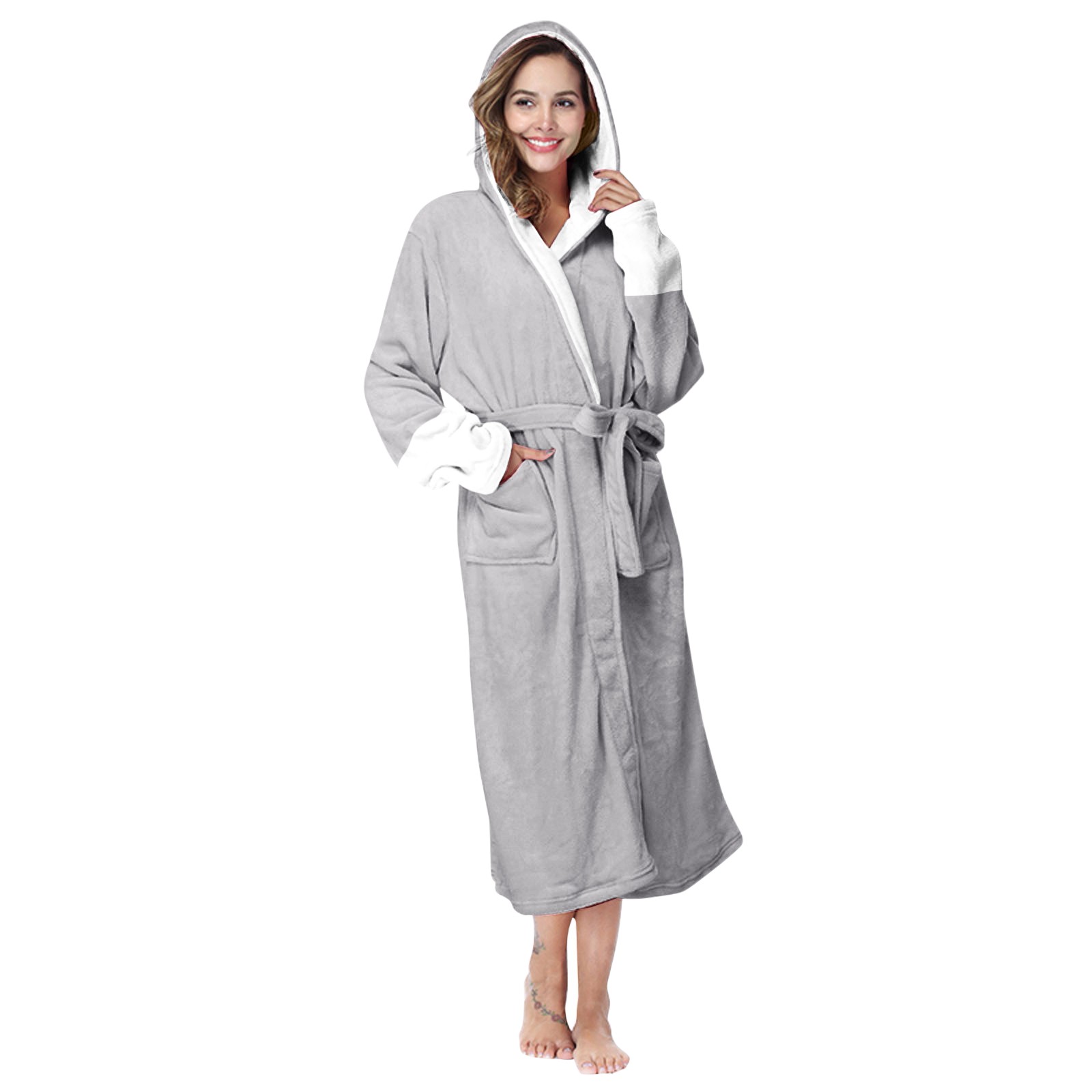 Long Fleece Robe Hood - Best Price in Singapore - Aug 2022 | Lazada.sg