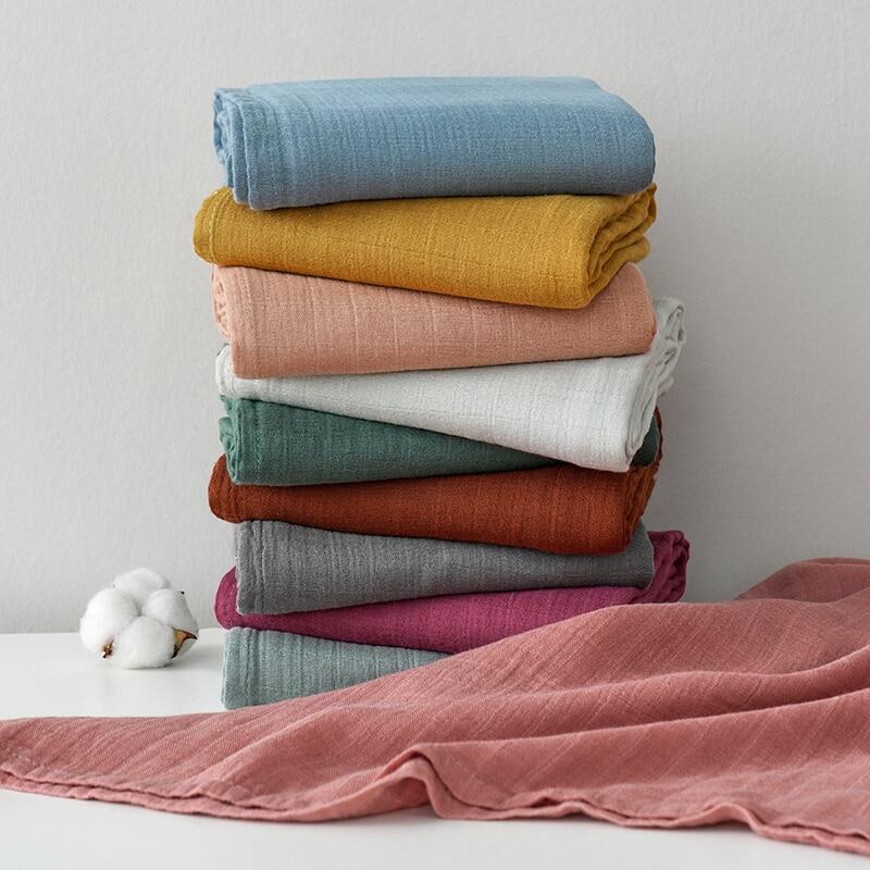 Tốt Nhất Người Bán 2023 Muslin bông tre khăn quấn trẻ em Chăn Yếm trẻ em Trẻ Sơ Sinh Lớn Tã Tre chăn nhồi bông cho bé Cho Ăn Khăn Khăn Khăn
