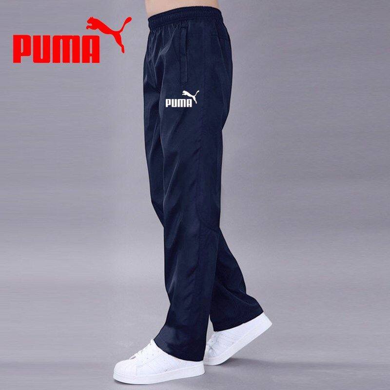 Quick-drying breathable thin section men's pants monolayer polyester slacks loose sliding surface through the screen work trousers