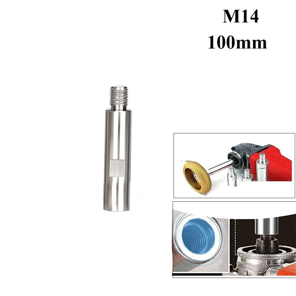 Toolstar đầu chuyển đổi máy mài góc m14 thanh nối dài phụ kiện đánh bóng 80-140mm