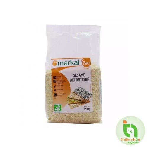 Hạt mè trắng tách vỏ hữu cơ Markal 250g
