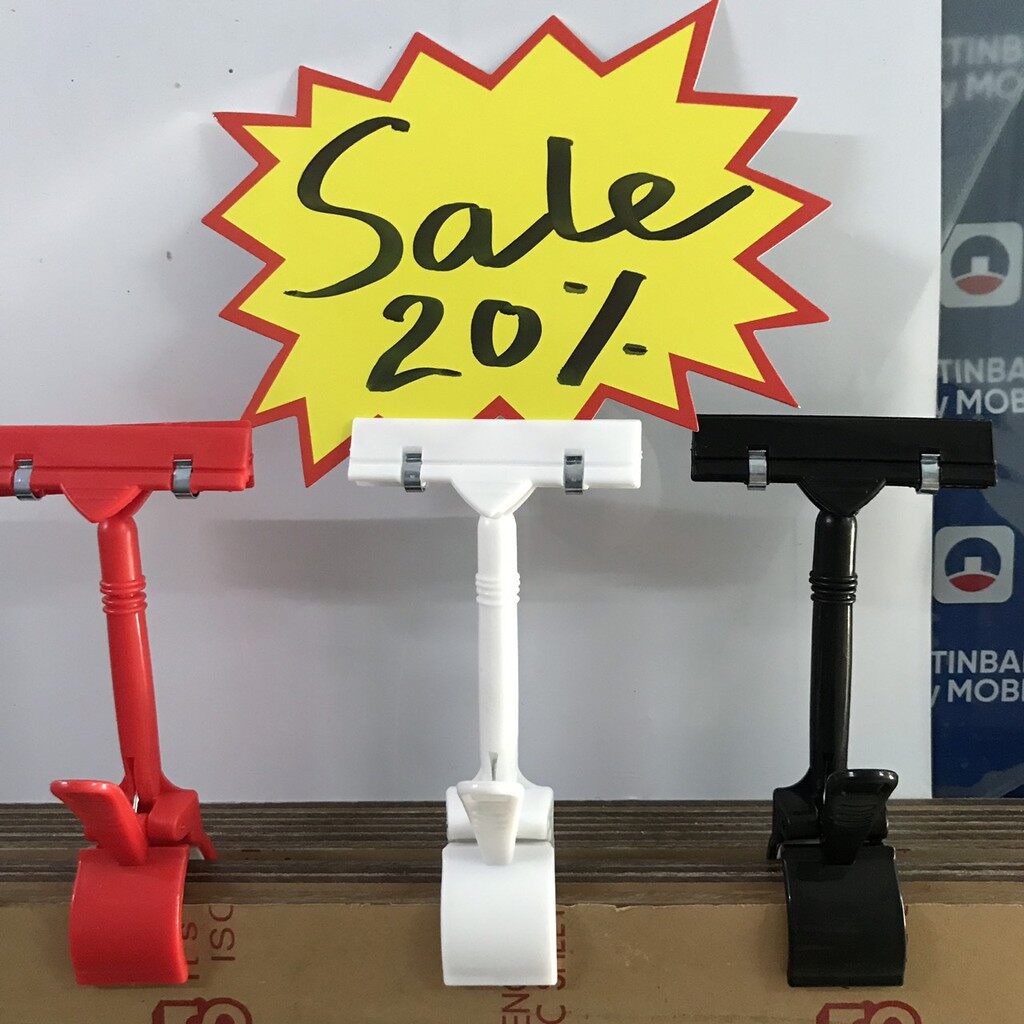 [HCM]Combo 5 Kẹp sale và 5 bảng khuyến mãi