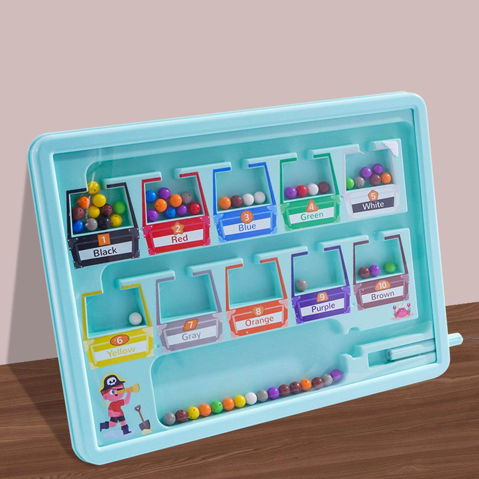 BolehDeals đồ chơi Montessori màu từ tính và Mê Cung số cho Nam Nữ quà