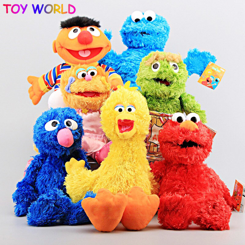 sesame street plush animals