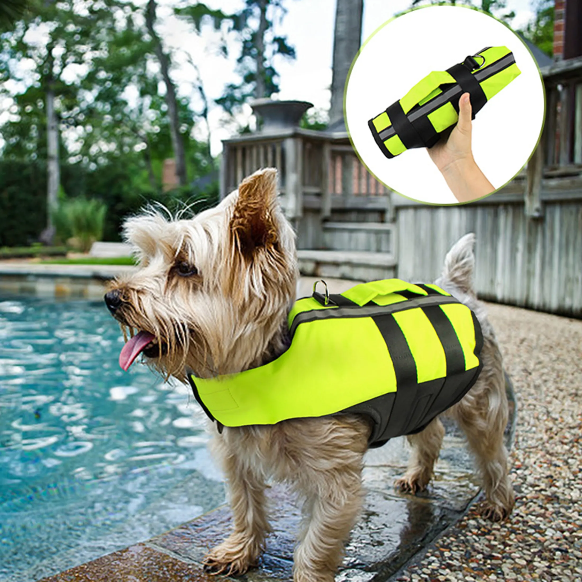 Inflatable dog life vest Clearance