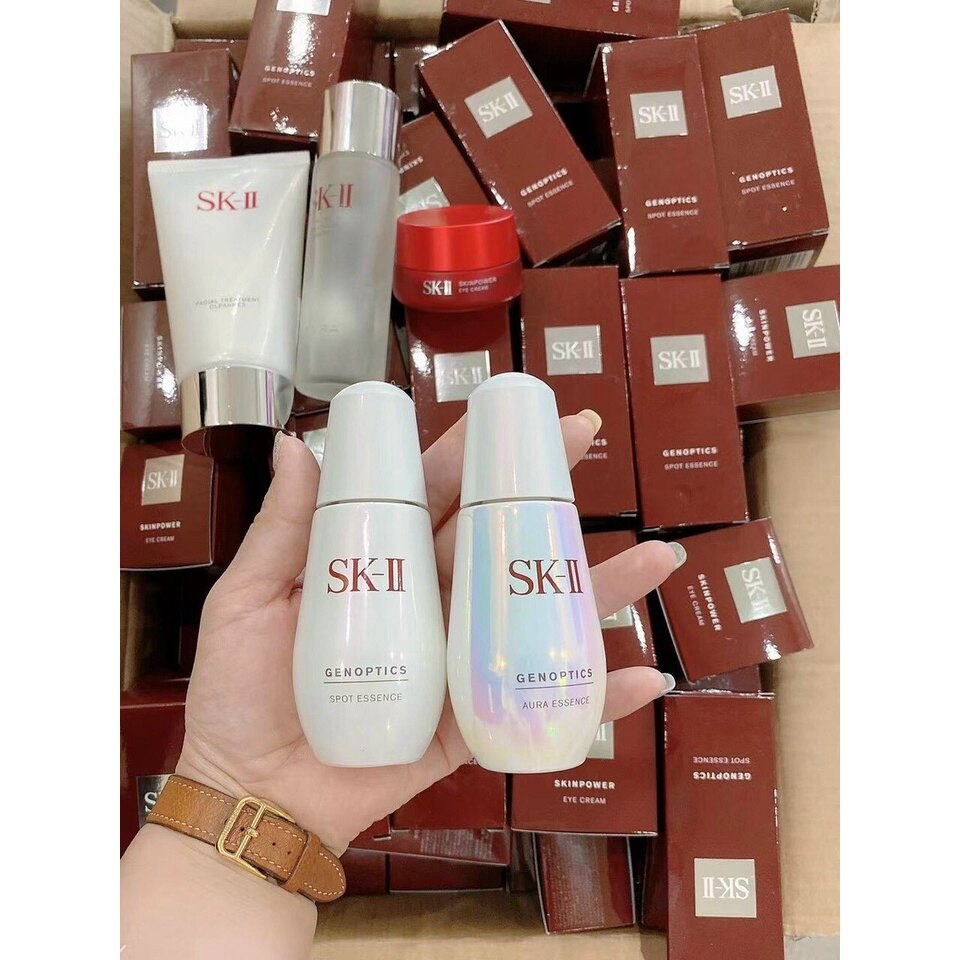 Sk-ii serum skii genoptics aura essence tinh chất sk2 dưỡng trắng da 50ml