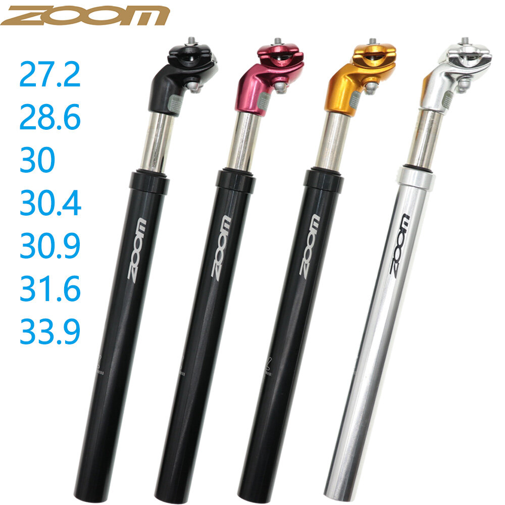 Dây An Toàn Ống Lồng Treo ZOOM Mtb, Bộ Giảm Xóc Xe Đạp 27 2 Trụ Ghế Có Thể Điều Chỉnh Thanh Yên Xe Đạp Nhôm 27.2 28.6 30.0 30.4 30.9 31.6 33.9Mm X350MM