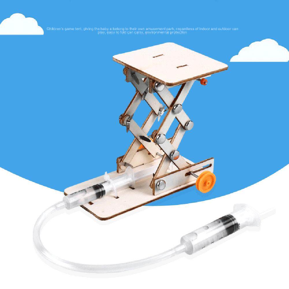 DIY Hydraulic Lift Table Model Kit Students School Science Experiment Toys