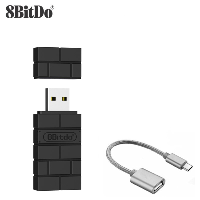 Bộ thu không dây usb 8bitdo bộ điều hợp bluetooth 8bitdo cho ps5 ps4 xbox series x/s bộ điều khiển bluetooth 8bitdo cho ns switch windows