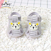 Bear Cartoon Baby Shoes - Soft Soled Sandals (Brand: Bear)