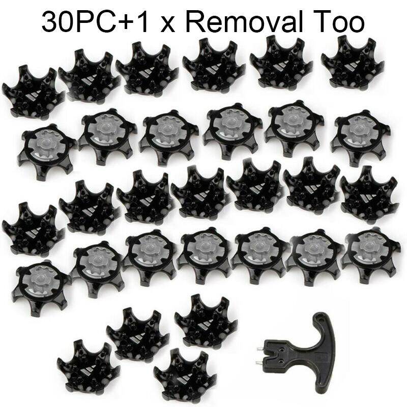 30Pcs Golf Shoe Spikes Replace Clamp 
