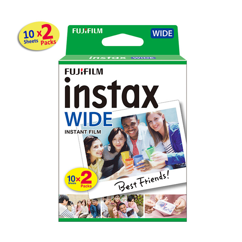 FujiFilm Instax Wide Film 20 Sheets dành cho Máy ảnh lấy liền Fuji instax Wide Link 210 300