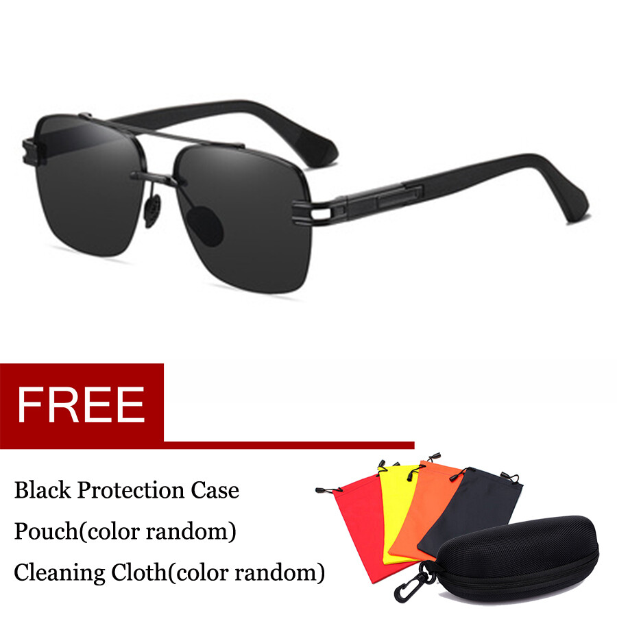 Hot kính râm phân cực hd cho nam kính râm phi công lái xe cho nam kính lái xe an toàn kính đạp xe thể thao ngoài trời a671