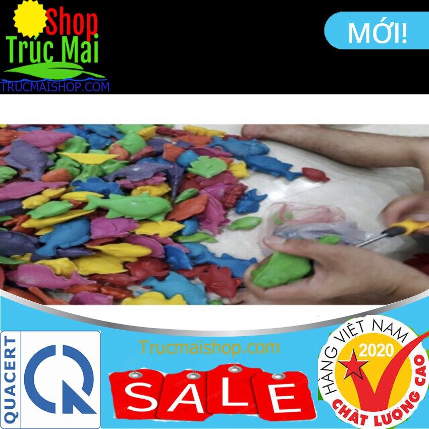 Đồ chơi cho bé 1kg cá nhựa cân ✅ Hàng Việt Nam