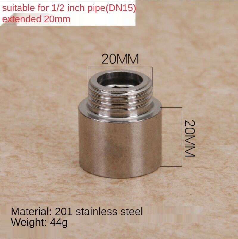 Đầu Nối Ống Ren Đực Sang Cái DN15 Đầu Đực 1/2, Bộ Mở Rộng Khớp Nối Ống Thép Không Gỉ