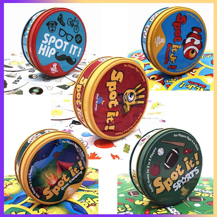 Phát Hiện Ra Nó! Trò Chơi Bài Gia Đình | Trò Chơi Dành Cho Cha Mẹ Và Con Cái Dành Cho Trẻ Em | 4 Tuổi + | 2 Đến 8 Người Chơi | Chủ Đề Halloween Mới | Trò Chơi Cờ Bàn Cổ Điển Tiệc Tùng | Thời Gian Chơi Trung Bình 15 Phút ,Spot It