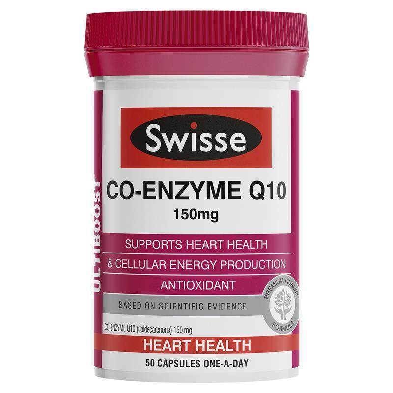 Swisse Co-Enzyme Q10 150Mg 50 Viên Nang
