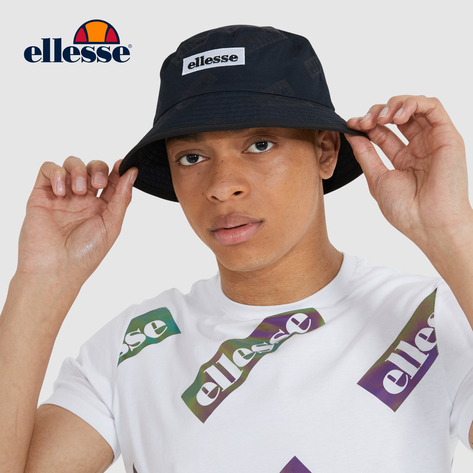 bucket hat ellesse rainbow