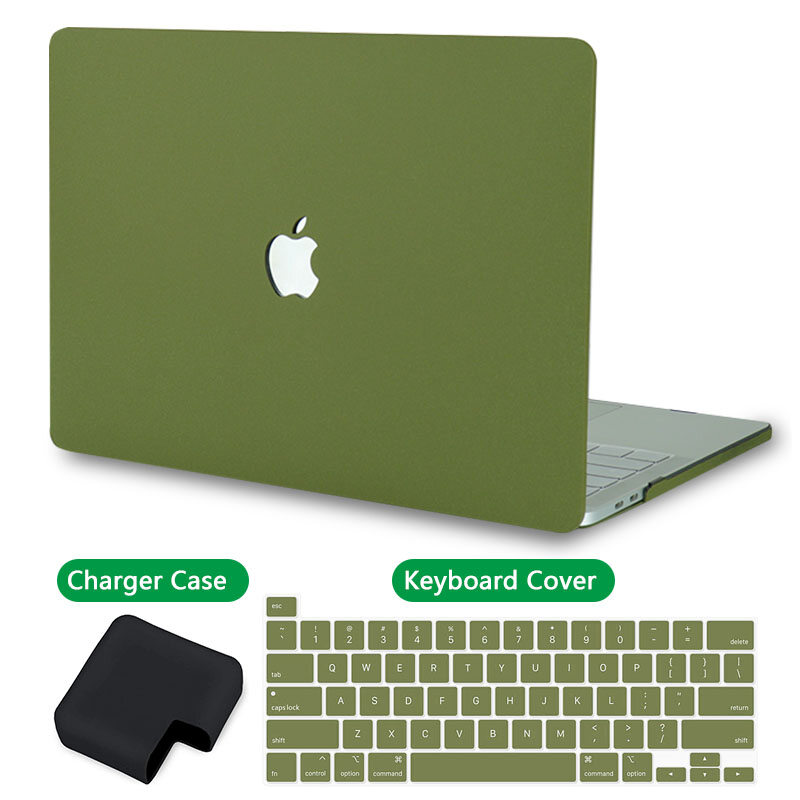 Ốp Sạc 3 Trong 1 Ốp Cho Macbook Pro 13 Air 2020 Thanh Cảm Ứng A2179 A2289 A2251 Retina 12 13 15 16 Inch, Ốp Bảo Vệ 2019 2018 A1466 A1932 Bộ Chuyển Đổi Sạc Silicon Bảo Vệ Bàn Phím Miễn Phí