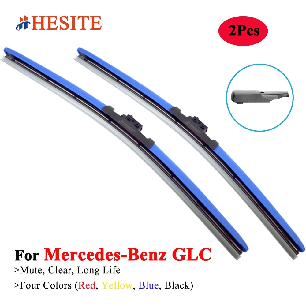 [New Accessory18]hesite Lưỡi Gạt Nước Xe Ô Tô Đầy Màu Sắc Cho Mercedes Benz GLC SUV X250 Coupe C253 250 300 300e 43 63 AMG S 2015 2016 2018 2019 2021 2022