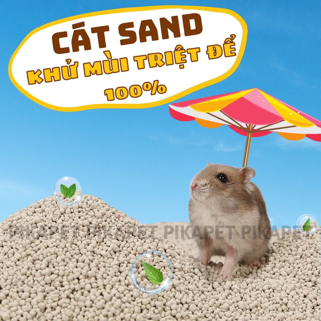 ✅Cát sand thơm lót chuồng Hamster
