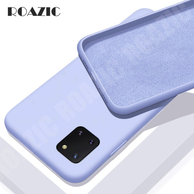 Ốp điện thoại roazic cho samsung galaxy note 10 lite ốp lưng silicon lỏng mềm chống rơi mỏng