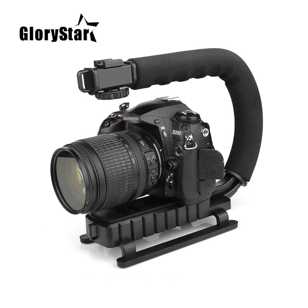 U C Shaped Holder Grip Video Handheld Stabilizer for DSLR Nikon Canon Sony