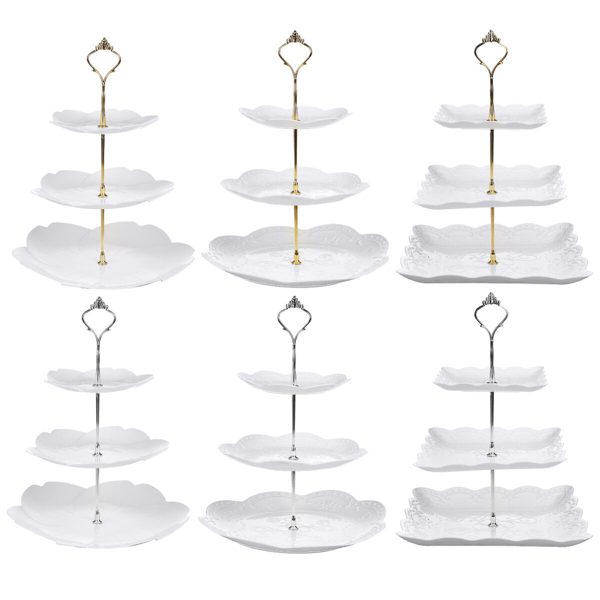 Generic 3Tier Cake Stand Desserts Tray Candy Snack Buffet Cookies