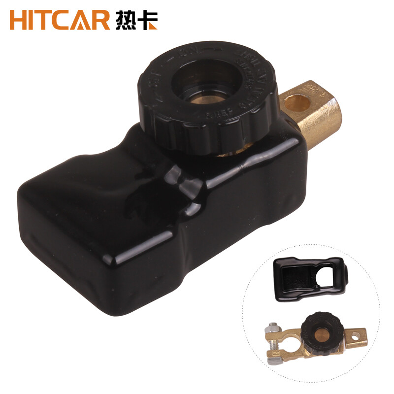 Công tắc ngắt kết nối nhanh nguồn điện trên xe hơi núm vặn đầu cắt Master Kill Terminal Adaptor DC 12V 24V 15-17mm Đường kính với vỏ PVC cách nhiệt cho ô tô xe hơi xe tải thuyền