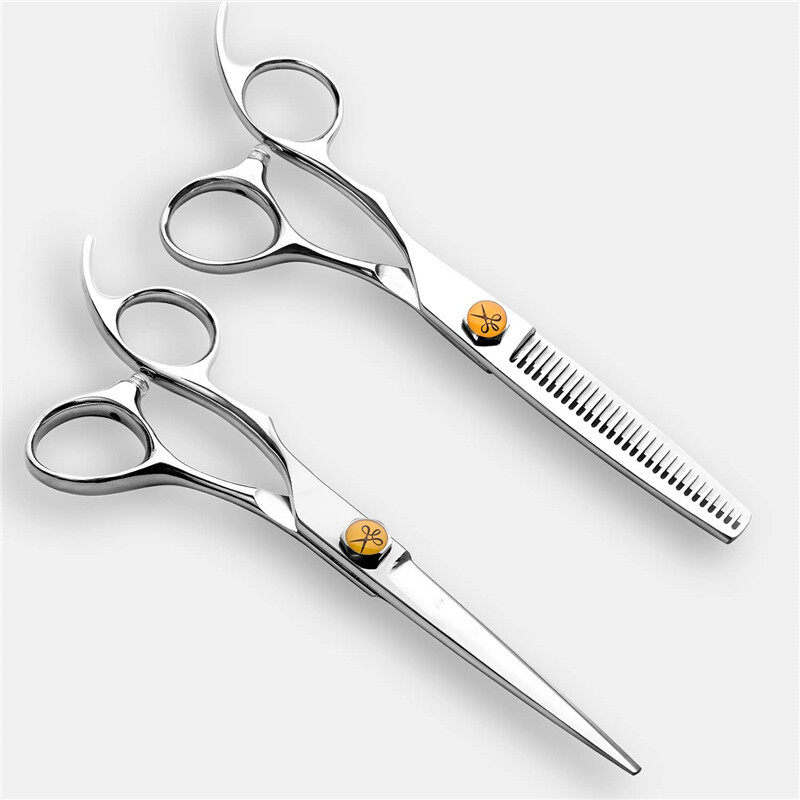 440C Left-handed hair essing scissor Left-handed 6.0 inch hair scissor ราคา 1,426 บาท*ส่งฟรี