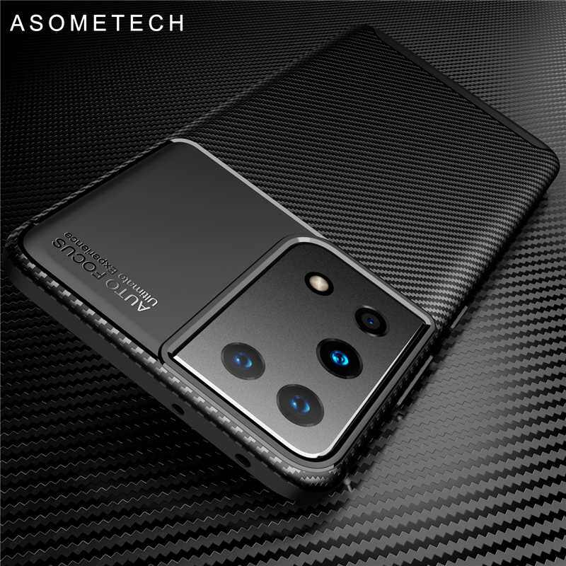 Ốp cho samsung galaxy s21 plus s21 ultra 5g ốp silicon mềm ốp lưng chống sốc sợi carbon tpu cho samsung galaxy s21 5g s21 fe
