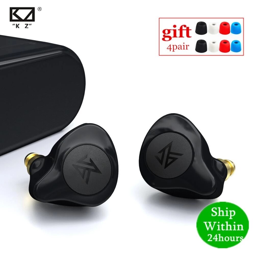 Tai Nghe Không Dây KZ S2 1BA + 1DD TWS, Bluetooth 5.0, Tai Nghe Điều Khiển Cảm Ứng AAC, Tai Nghe Hybrid Chống Ồn Thể Thao KZ S1 Z1 Z3 E10