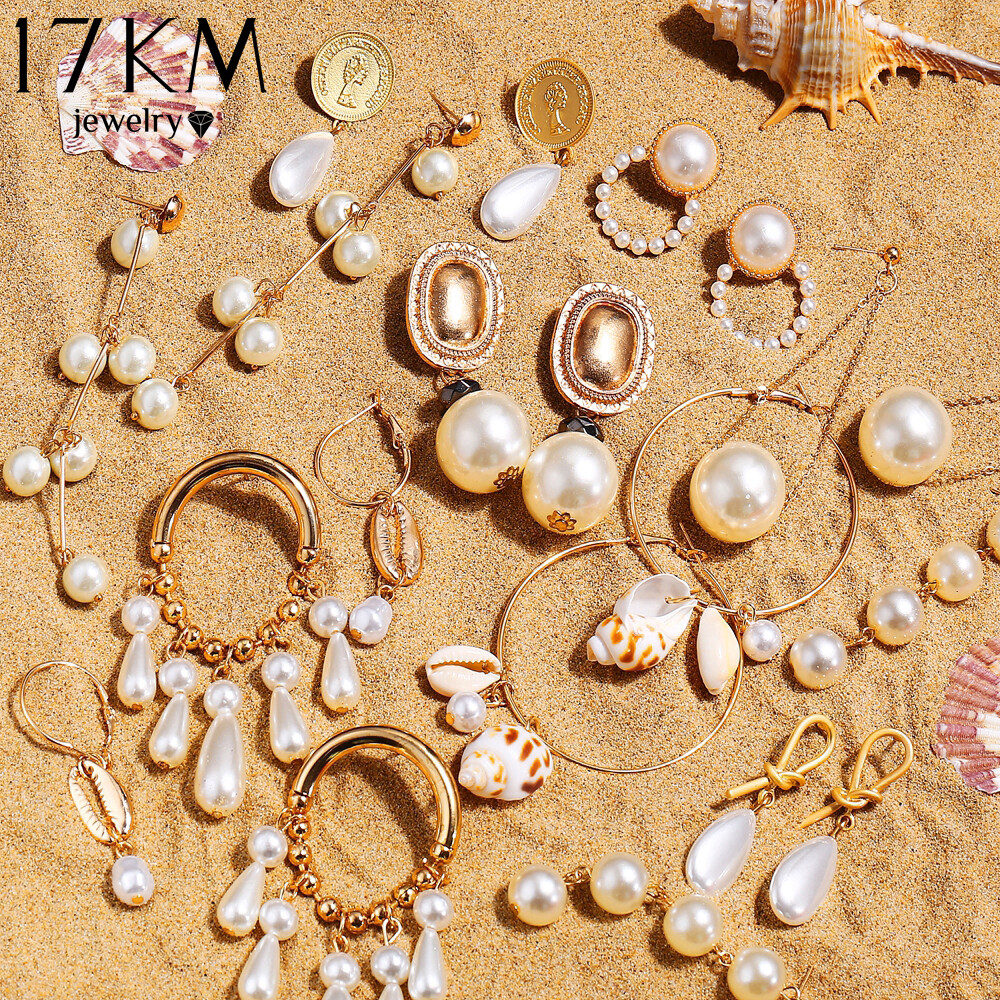 Bông Tai Ngọc Trai Nữ Cổ Điển 17KM