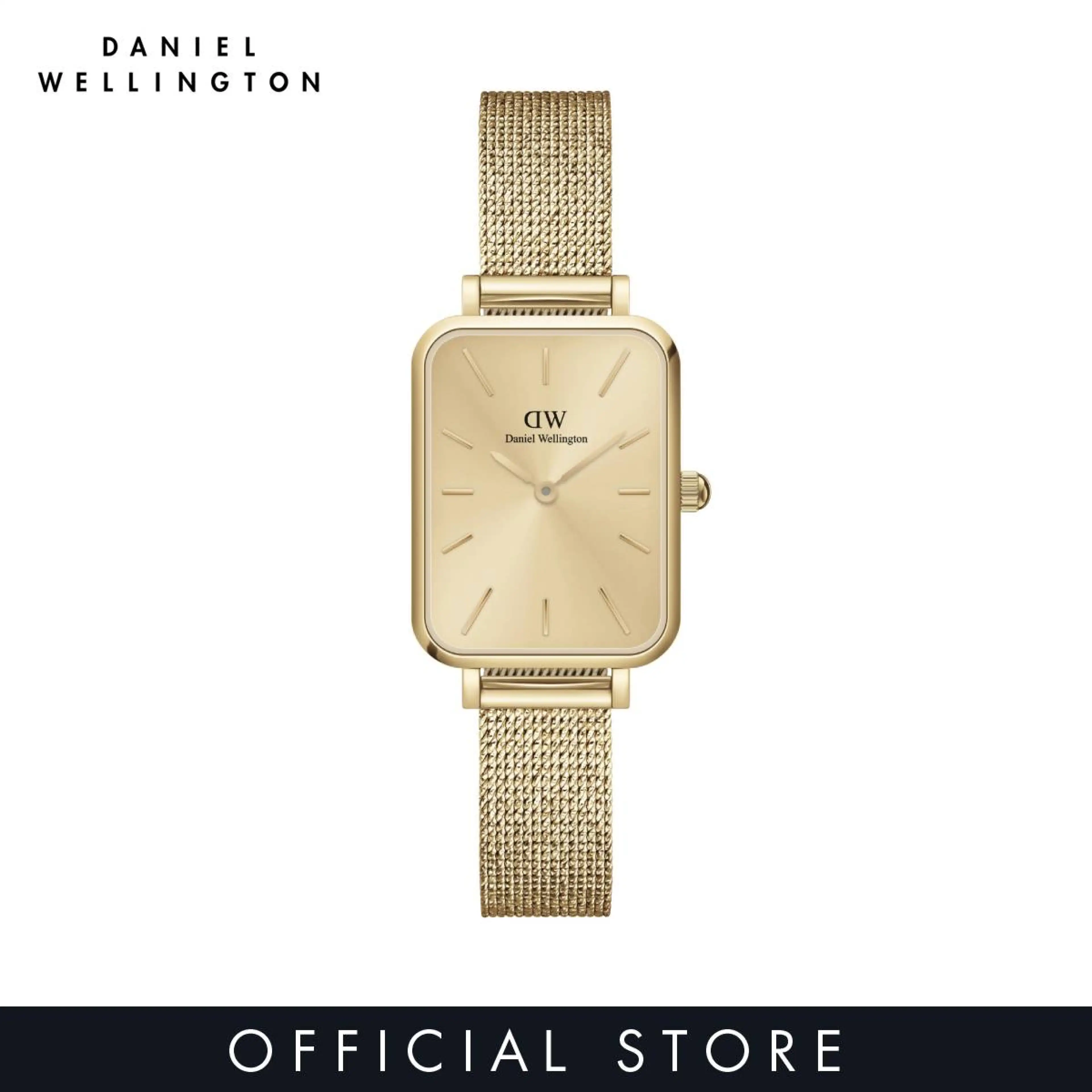 Daniel Wellington Quadro 20x26mm Unitone Gold Women's Watch