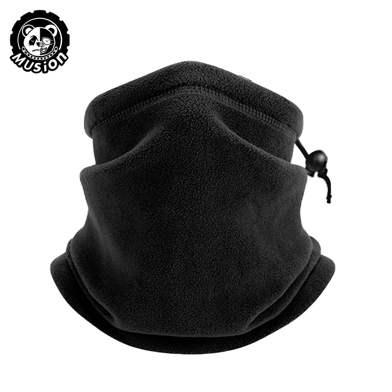 Multifunctional Thermal Neck Gaiter, Fleece Skiing Face Cover Scarf, Breathable Winter Beannie Sun & Wind-proof for Skiing Fishing Hiking Cycling ราคา 34 บาท*ส่งฟรี