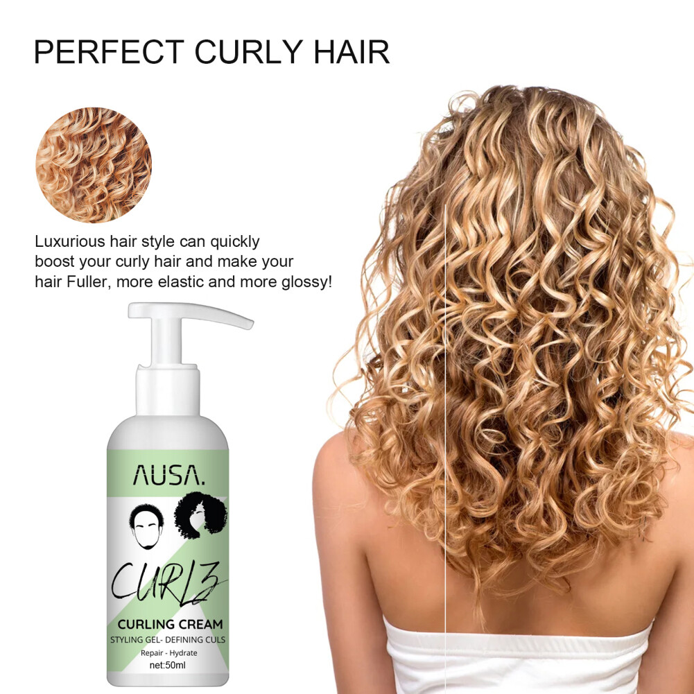  Colorkey Curl Boost Defining Cream Elastin Curly Hair Moisturizing Styling Repair Curling Essence Hair Care Elastin 