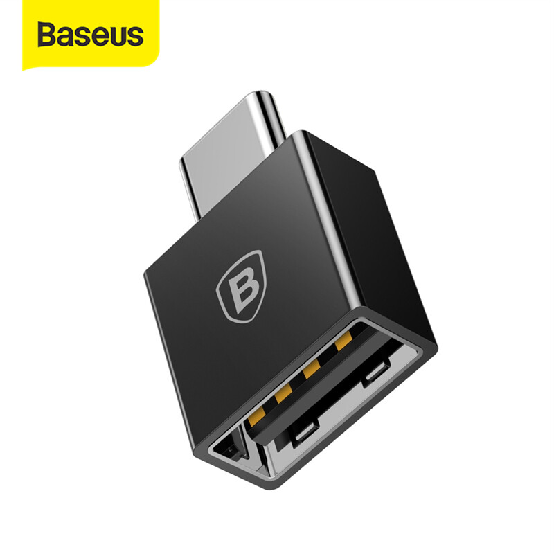 Baseus Loại C Nam Để USB Đầu Cái Bộ Chuyển Đổi Cáp Chuyển Đổi Cho USB C Để USB (Đầu Đực Thành Đầu Cái) Đầu Cắm Bộ Sạc Đầu Chuyển Đổi OTG