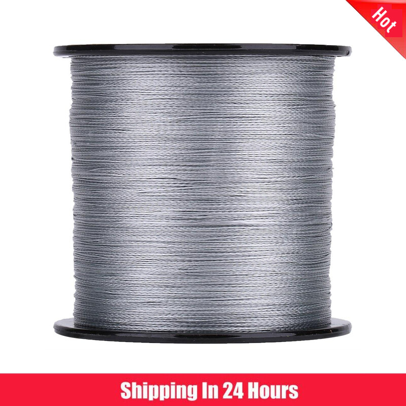 (Giảm giá mạnh) Dây câu cá Hoamio nhiều sợi siêu mạnh 500M chất liệu PE chất lượng cao thiết kế gọn nhẹ màu xám - INTL