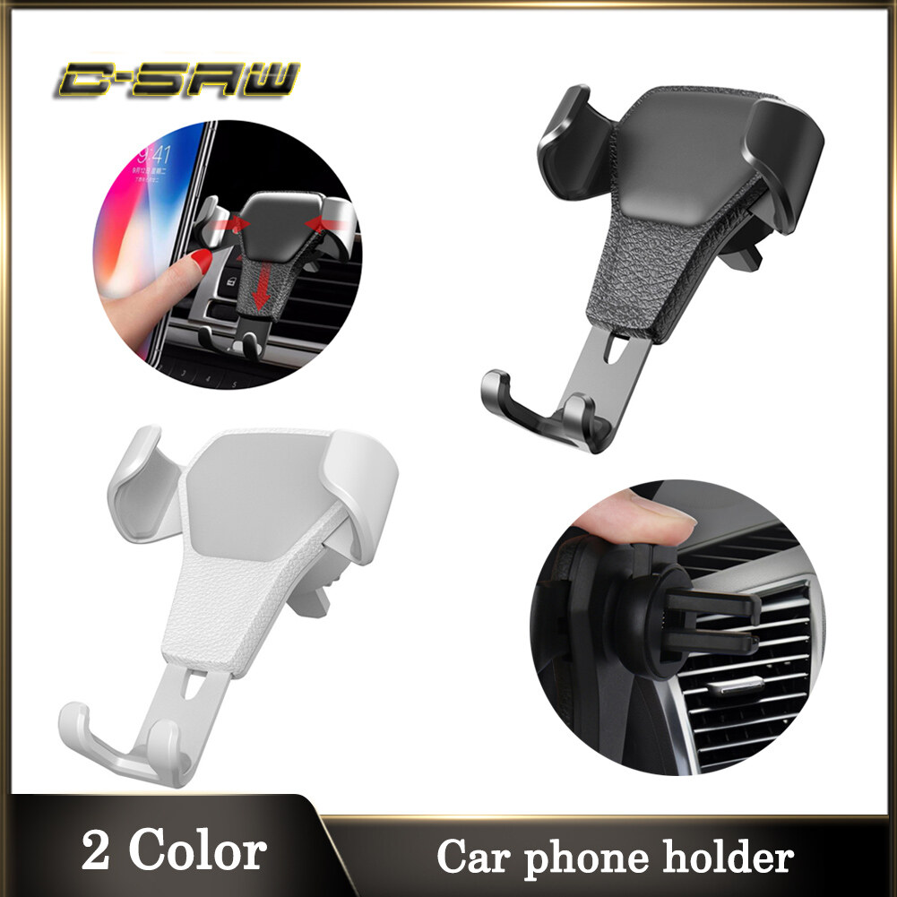 C-SAW Universal Car Air Vent điện thoại di động Giá đỡ đế cho Huawei iPhone Oppo Vivo Xiaomi Màn hình 3.5-6.5 inch điện thoại di động