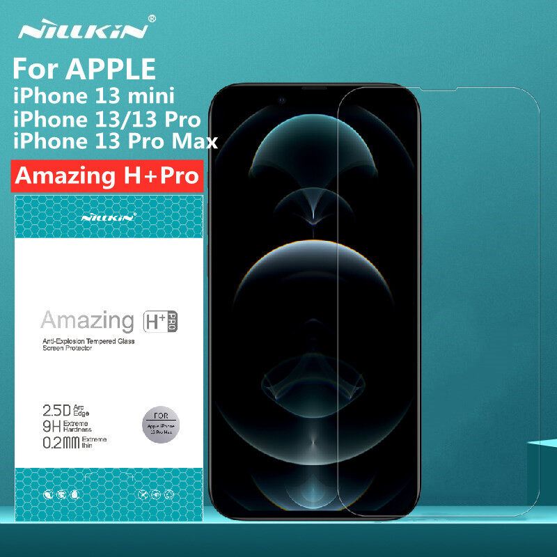 Miếng Dán Bảo Vệ Màn Hình NILLKIN Amazing H + PRO, Dành Cho iPhone 13Mini IPhone13 13 Pro iPhone 13  Pro Max Glass  Kính Cường Lực 9H   Màn Hình Kính Cường Lực Chống Nổ