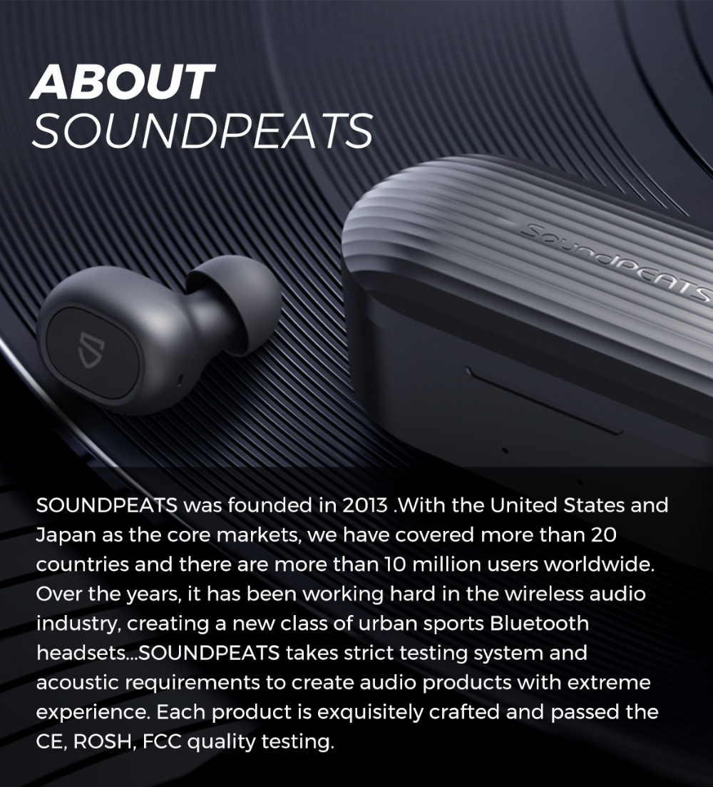 เกี่ยวกับสินค้า SOUNDPEATSสำหรับTr2 Ultraน้ำหนักเบาหูฟังเอียบัดไร้สายบลูทูธV5.2 Tr 2หูฟังQCC3040 AptXไมโครโฟนคู่CVCไม่มีเสียงรบกวนหูฟังไร้สาย