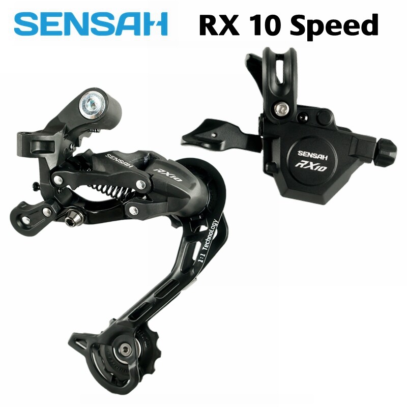 SENSAH RX 1X10 Bộ Kích Hoạt Tốc Độ Shifter + Derailleurs Phía Sau, 10 S Tương Thích M6000 Xe Đạp Nhóm MTB 10 S Groupset