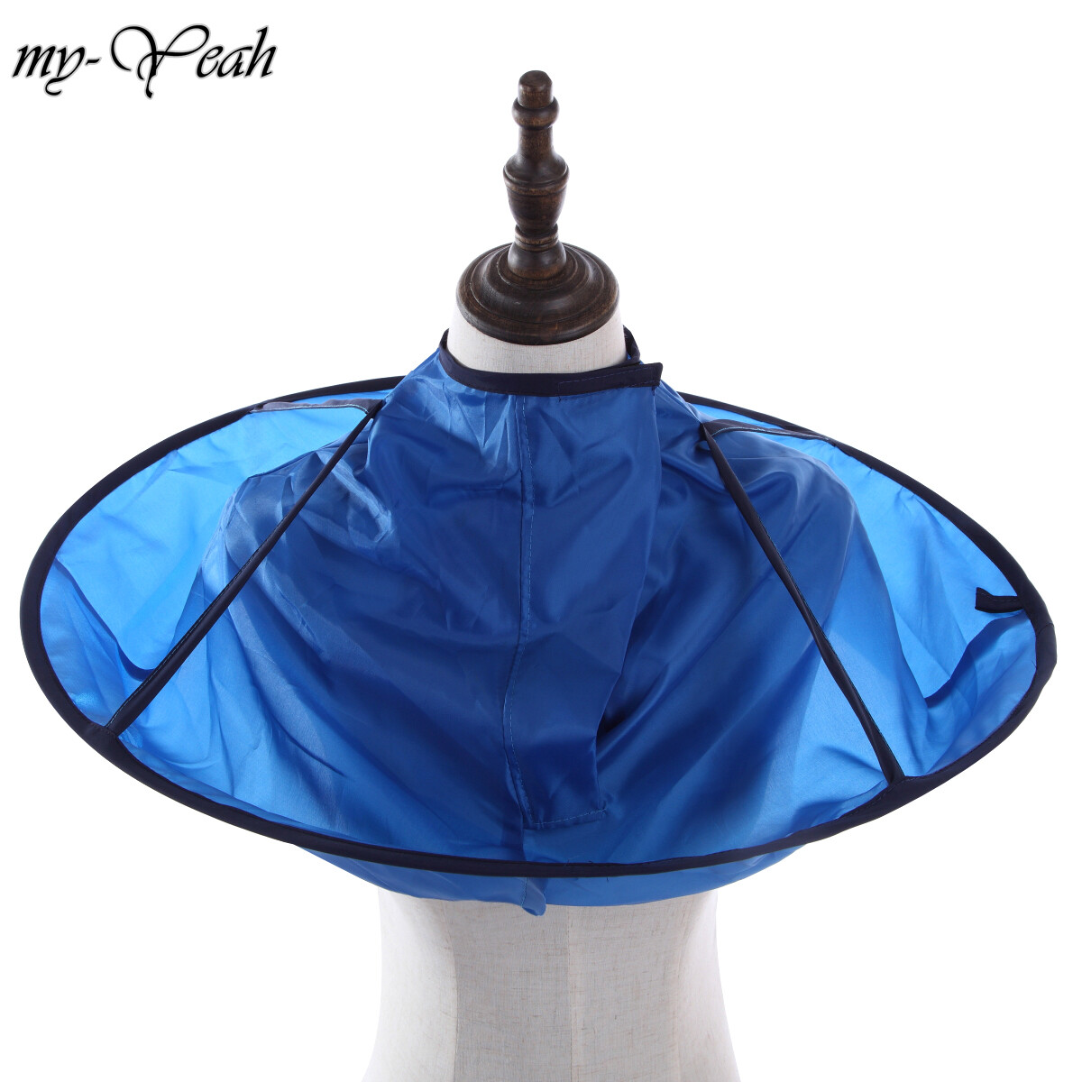myyeah Hild Có Thể Gập Lại Cắt Tóc Áo Choàng, Ô Tóc Không Thấm Nước Bọc Cạo Râu Cho Thợ Cắt Tóc Dụng Cụ Tạo Kiểu Cho Tiệm Cắt Tóc Chuyên Nghiệp-Màu Xanh
