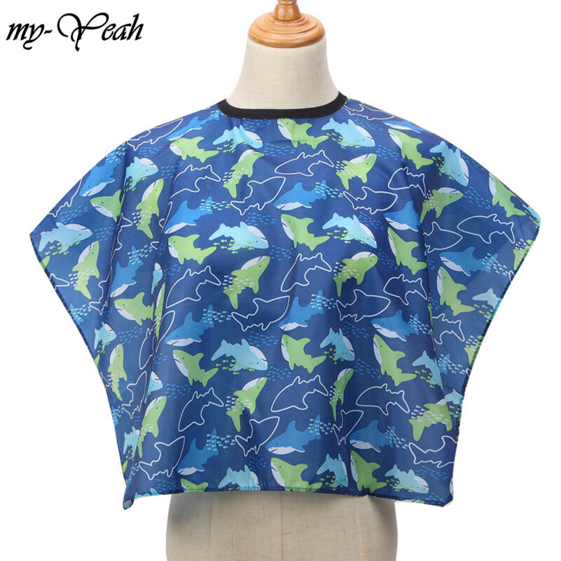 myyeah Trẻ Em Kids Hairdressing Vải Bọc Cắt Tóc Thợ Làm Tóc Capes Gown Salon Cắt Tóc Kết Thúc Tốt Đẹp Protector Công Cụ Tạo Kiểu