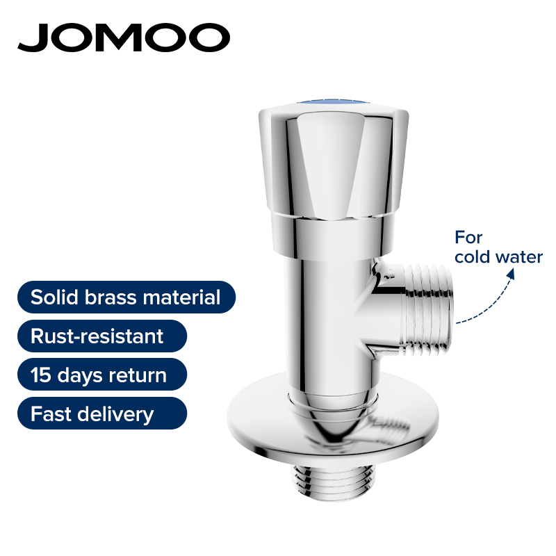 Van giảm áp và khóa đường nước đồng mạ chrome jomoo 74080-306/1c-i011