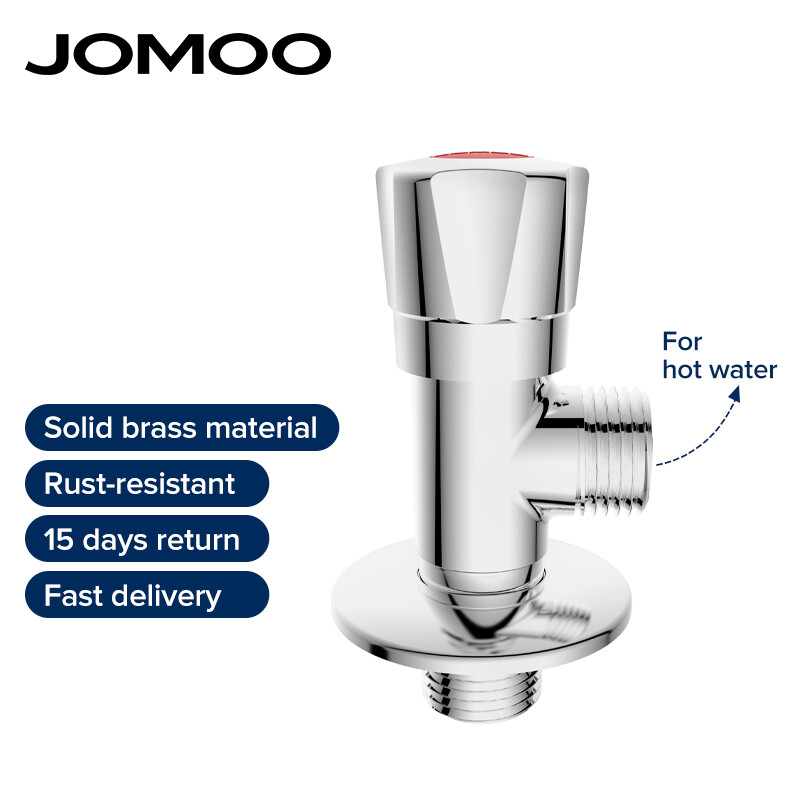 JOMOO Van Góc Xoay Bằng Đồng Nguyên Khối Cho Nhà Bếp & Phòng Tắm 44080-306/1C-I011