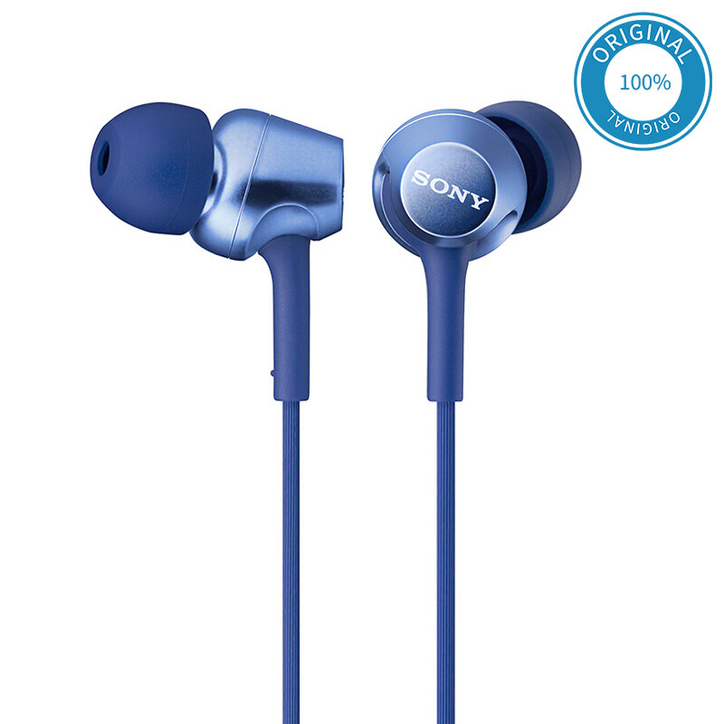 SONY MDR-EX255AP Closed Dynamic In-Ear Headphones In-Line Remote Mic