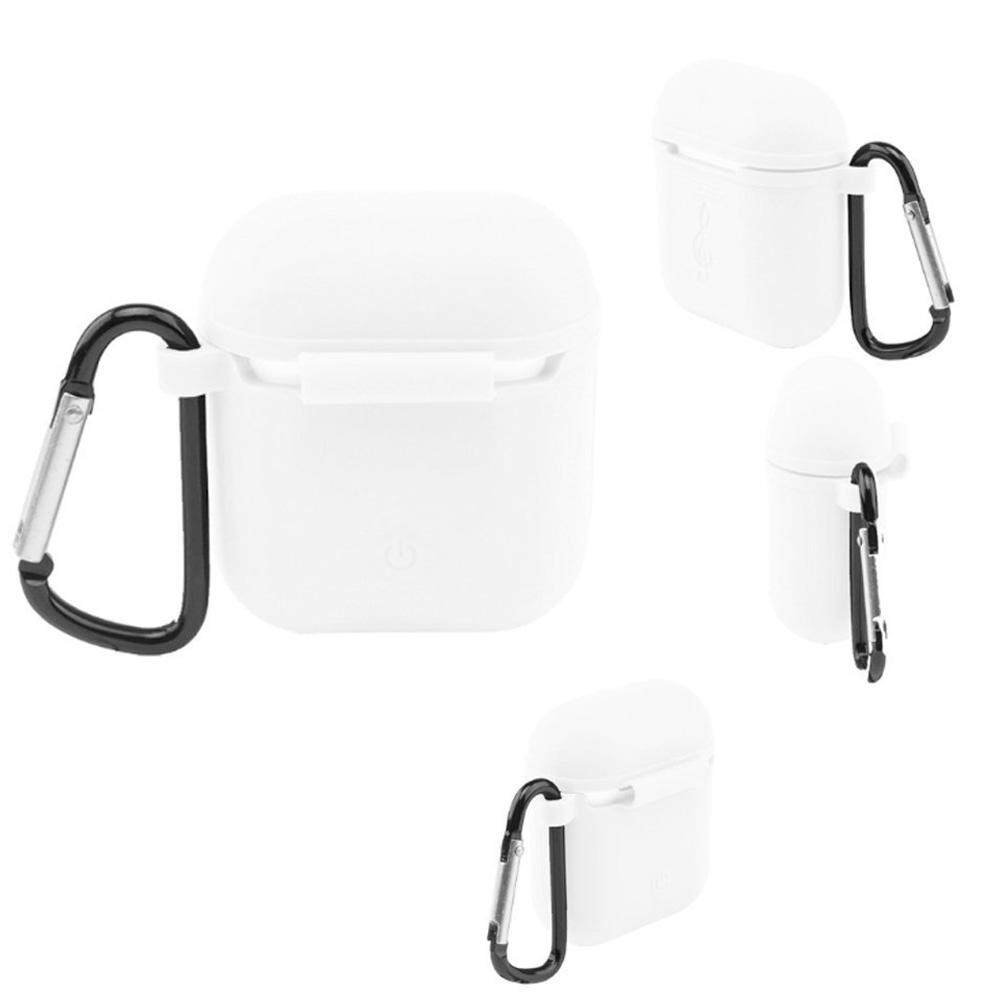 4 in 1 Airpods Case, Airpods Strap, Airpods Ear Hooks, Airpods Silicone Protective Cover with Earphone Sports Anti-Lost